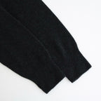 Cashmere Wholegarment Crewneck Sweater #CHARCOAL [YK25FW01116S]