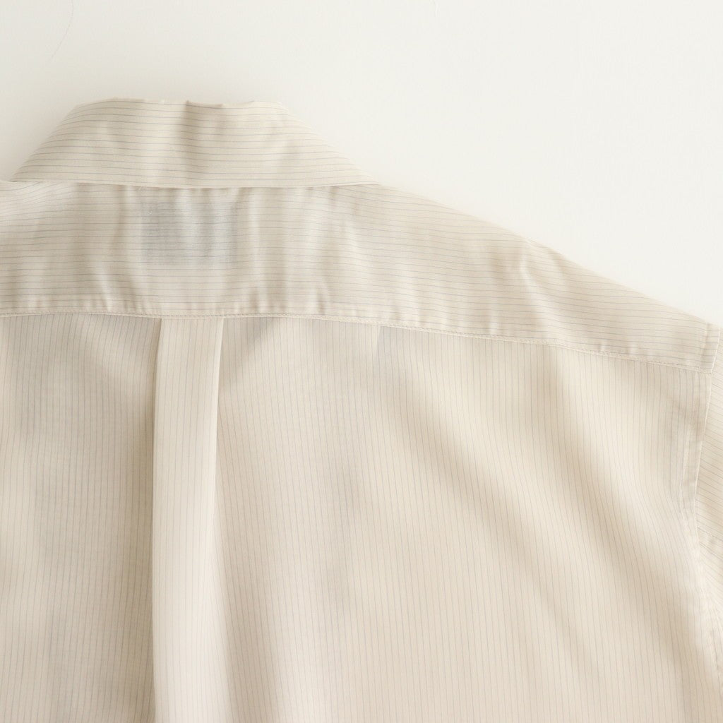 SHEER SKIPPER SHIRT #WHITE STRIPE [2541000508]
