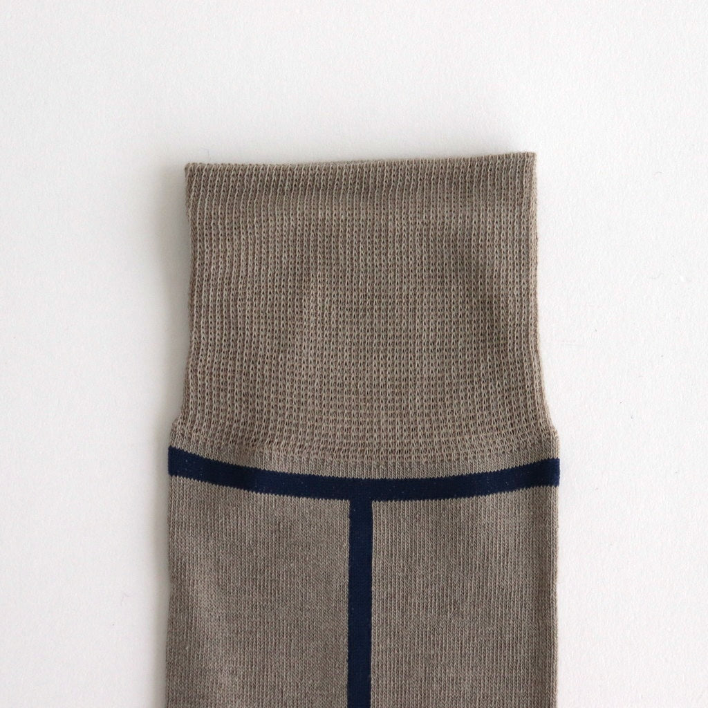 LINE #TAUPE/NAVY [CH-002].