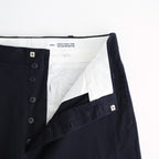 Chino Trousers - Wide Straight #NAVY [11052601]