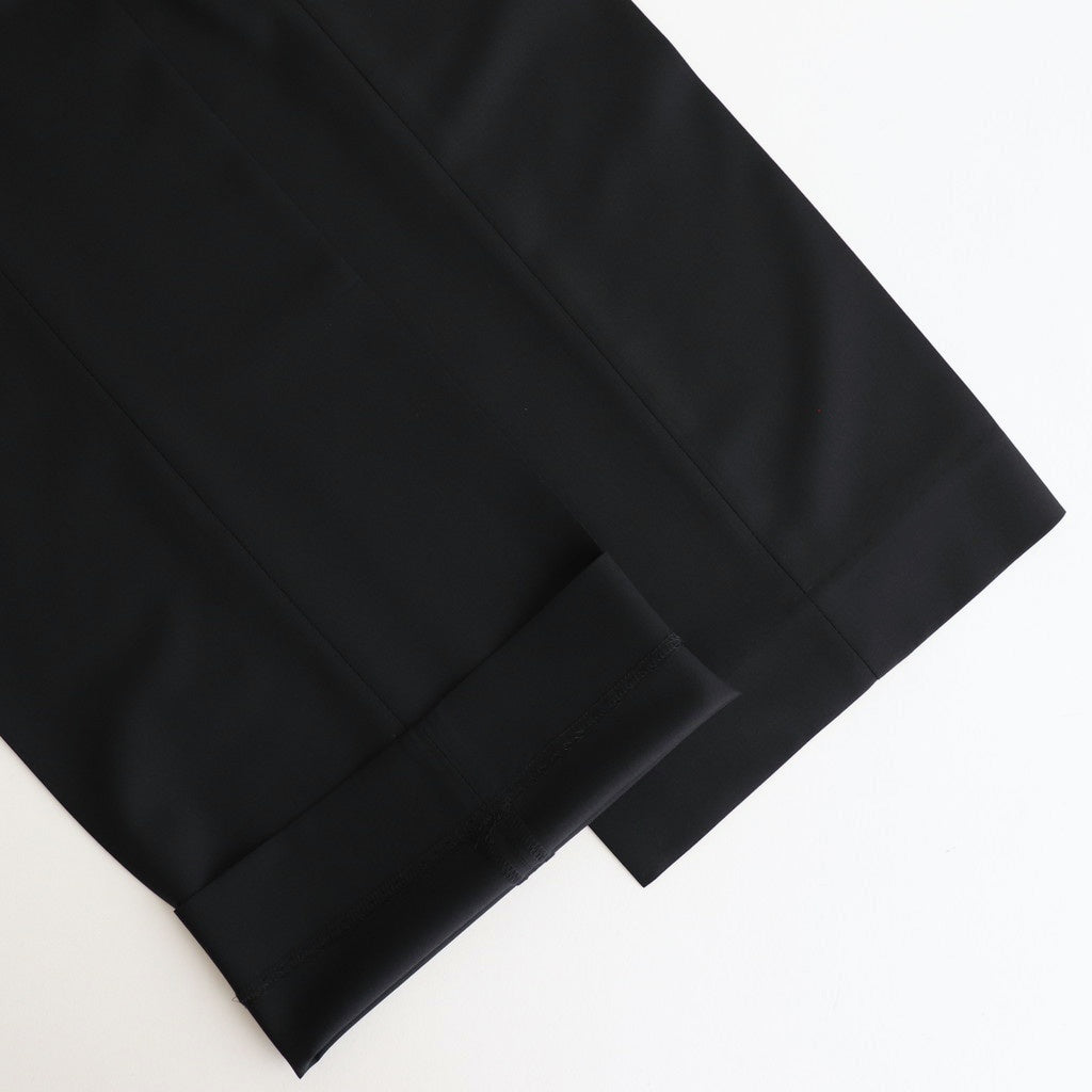 SUPER FINE TROPICAL WOOL SLACKS #TOP DARK NAVY [A25SP03WT]