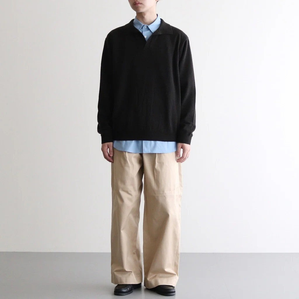 Westpoint Chino Wide Straight Trousers #BEIGE [GM263-40165B]