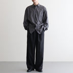 Melange Herringbone Stripe Chef Track Pants #BLACK [GM253-40335]
