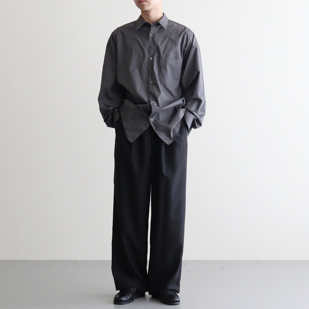 Melange Herringbone Stripe Chef Track Pants #BLACK [GM253-40335]
