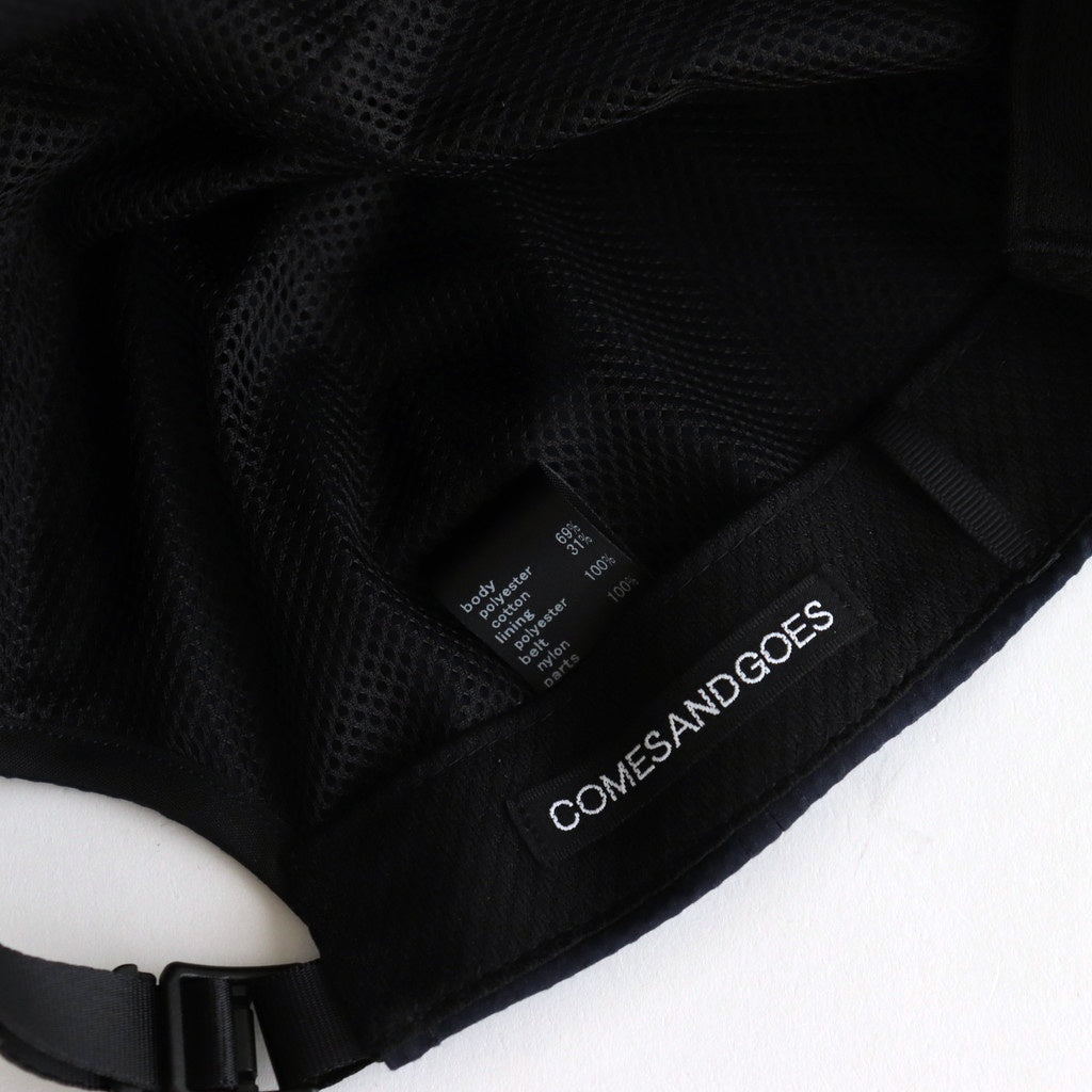 COOLMAX SUCKER LITTLE BRIM CAP #NAVY [NO.27224-A]