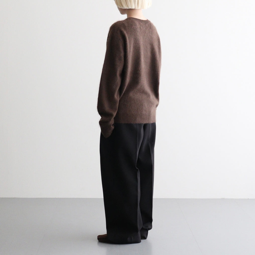 Woolcashmere Vneck Knit #BRN [12620508]