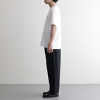 ウールポプリン トラウザーズ #BLACK [HQ-P102-051]