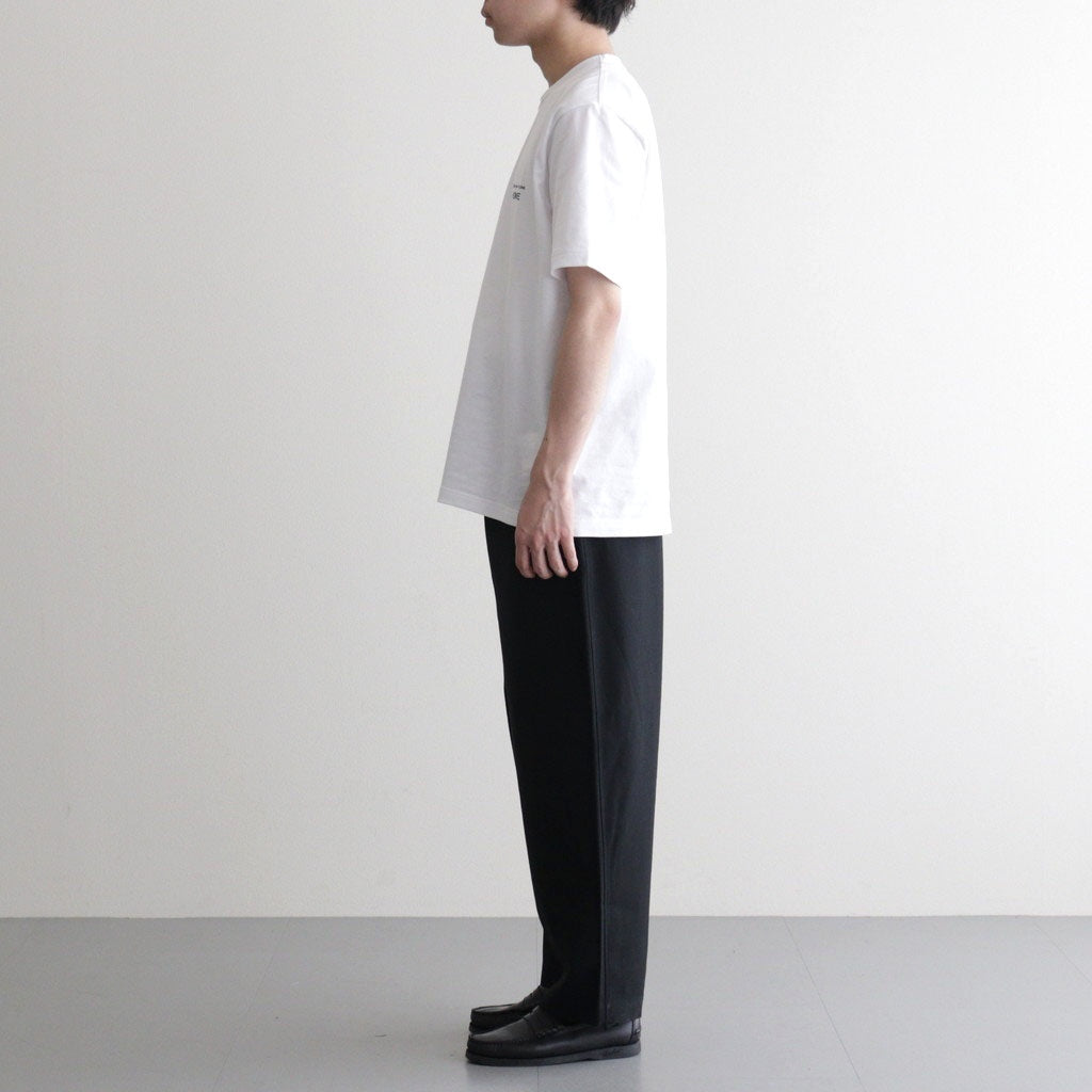 ウールポプリン トラウザーズ #BLACK [HQ-P102-051]
