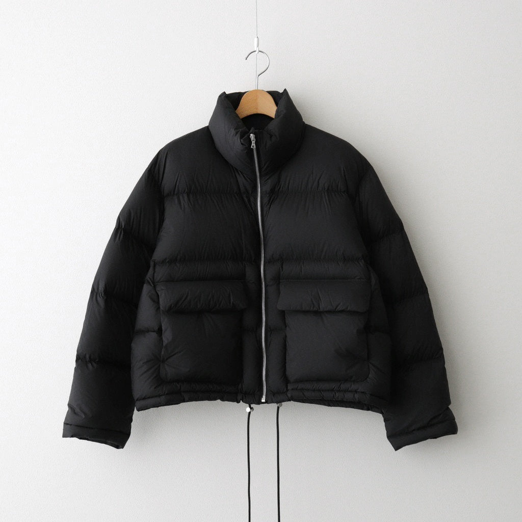 SUPER LIGHT NYLON RIPSTOP DOWN BLOUSON #BLACK [A25AB03NL]