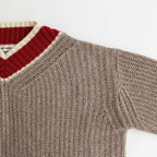 WILD NATURE YARN ‘HOMIE’ SWEATER #TERRACOTTA [NG23W-03SW01C]
