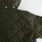ナイロンタッサーキルトコート #KHAKI [HP-J026-051]