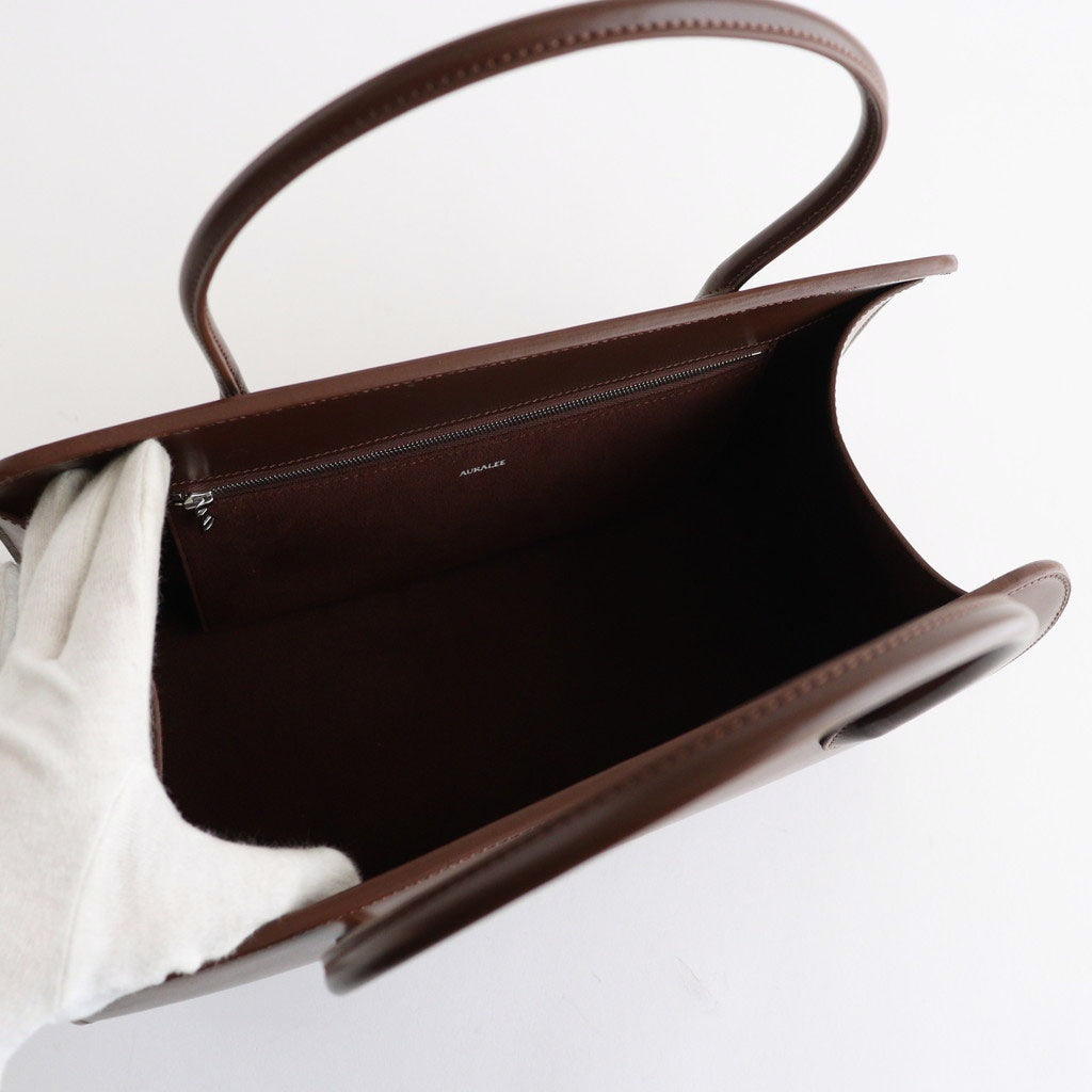 LEATHER TOTE BAG - M MADE BY AETA #BROWN [A26AB04AE]