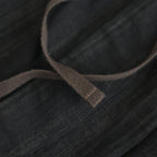 MADRAS STRIPE WIDE EASY PANTS #BLACK STRIPE [N0037]