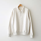 Half-Snap Sweatshirt #Heather Gray [OFH011PO61]
