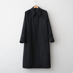 LIGHT WOOL MAX GABARDINE COAT #TOP BLACK [A26SC06MG]