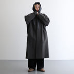 メルトンBigコート #GRAY [D224-C507]