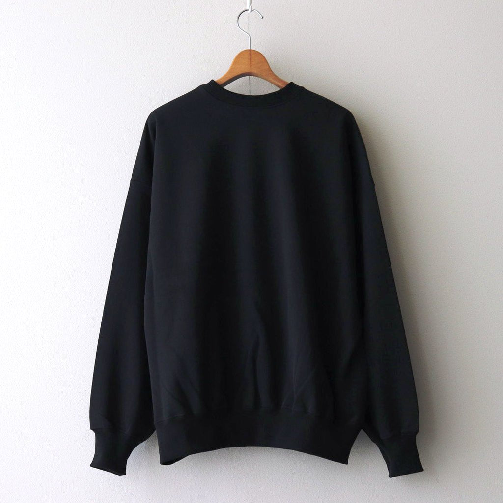 LIGHT OZ CREW NECK SWEAT #BLACK [FSC251-70160B]