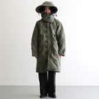 QUILTING FISHTAIL COAT #KHAKI [26330104]