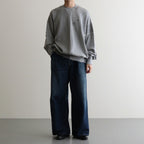 OVERSIZED RECONSTRUCTION SWEAT LS #GREY [ST.839]