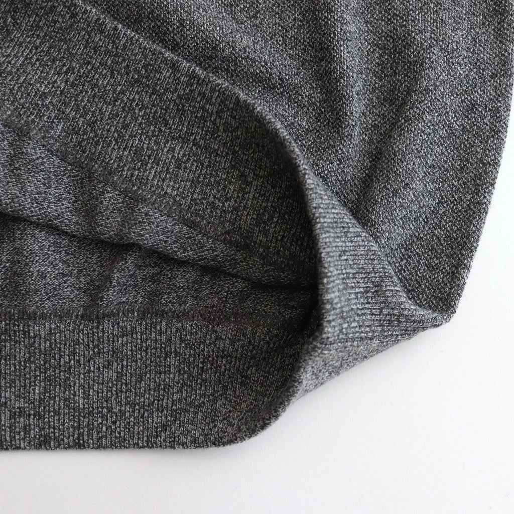 Moss Stitch Polo #D.Gray [2501-011]