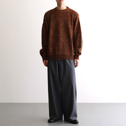 Fine Wool Tropical Easy Wide Pants #GRAY [GM243-40042]