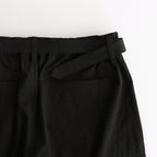Parachute Belted Pants #Almost Black [AOESPT015]