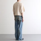 GIMA KNIT POLO SHIRTS #ECRU [25880601]