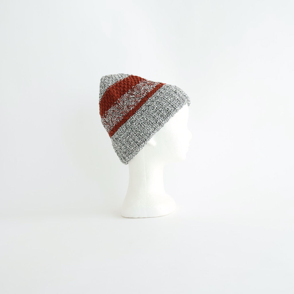 Vanda Knit Hat #Garnet Mix [N-1505]