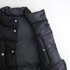 PUFFER REVERSIVLE VEST #BLACK x NAVY [25330203]