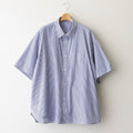 CORPORATE UNIFORM S/S SHIRT #BLUE STRIPE [FSC261-50103B]