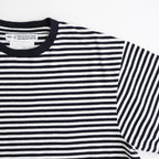 ムラ糸Tシャツ Slub Yarn T-Shirt #WHITE/NAVY [31061007]