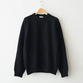 LAMBS WOOL CREWNECK SWEATER #BLACK(005) [KRAGGW0402]