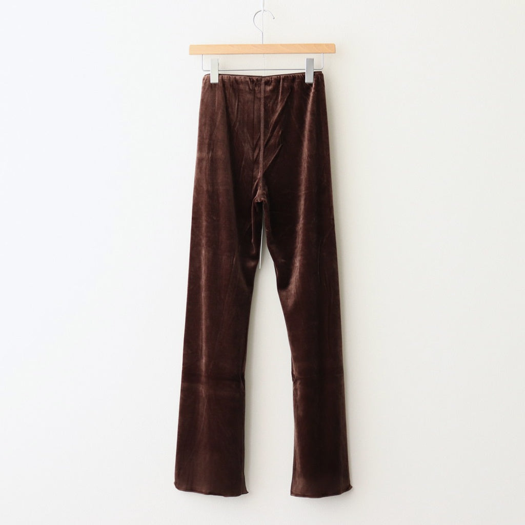 Velour Slit Leggings #BRN [12520707] – ciacura