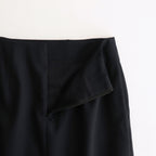 WOOL KID MOHAIR HOP SACK SLIT SKIRT #DARK NAVY [A25SS06MH]