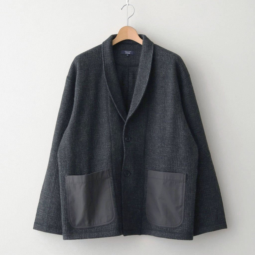 シェットランド杢グレンチェックジャケット #GRAY [HP-T022-051]
