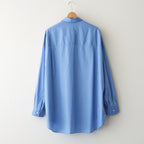 Broad L/S Oversized Regular Collar Shirt #BLUE [GM263-50001B]