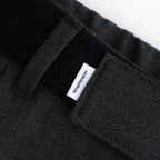 Melange Herringbone Stripe Chef Track Pants #GRAY [GM253-40335]