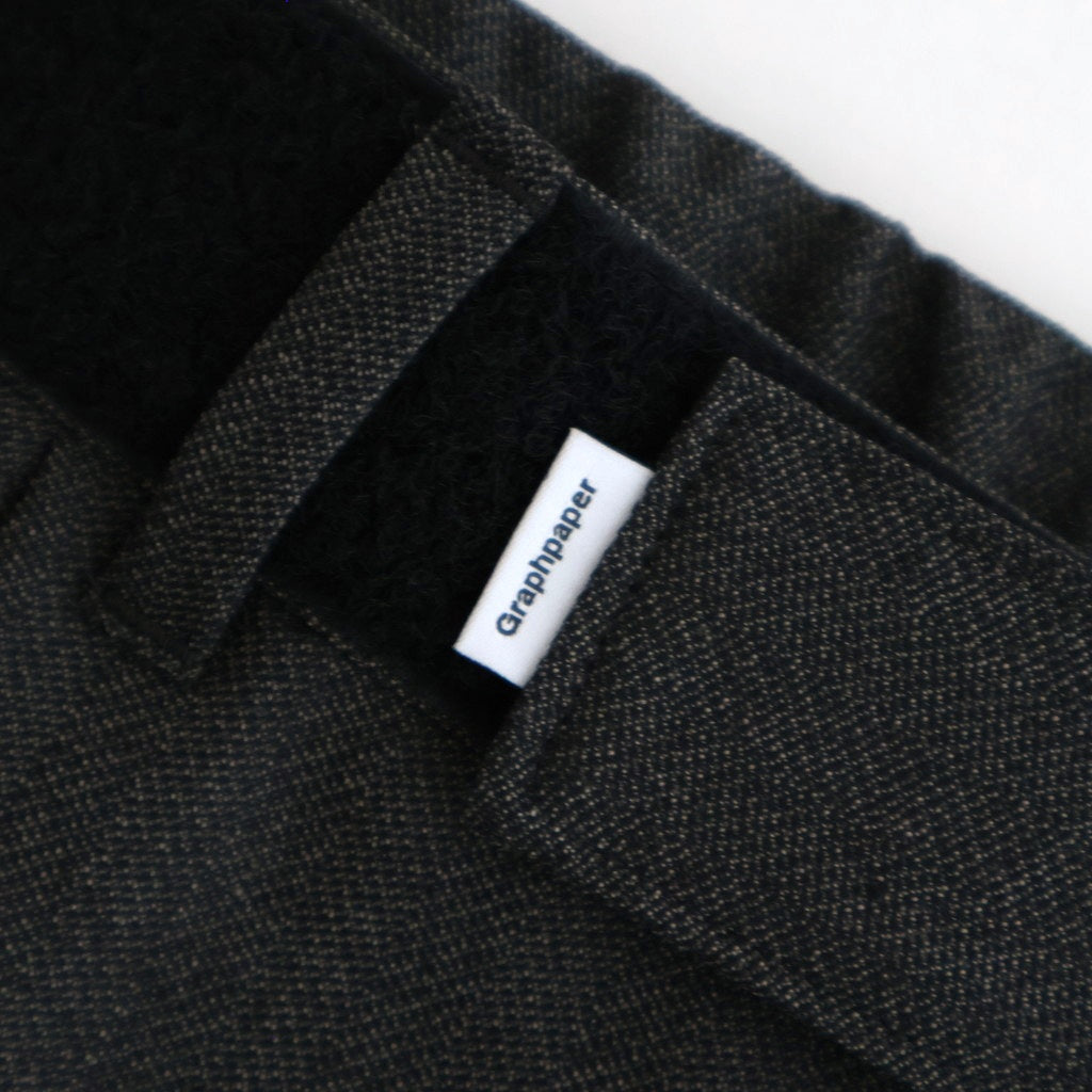 Melange Herringbone Stripe Chef Track Pants #GRAY [GM253-40335]