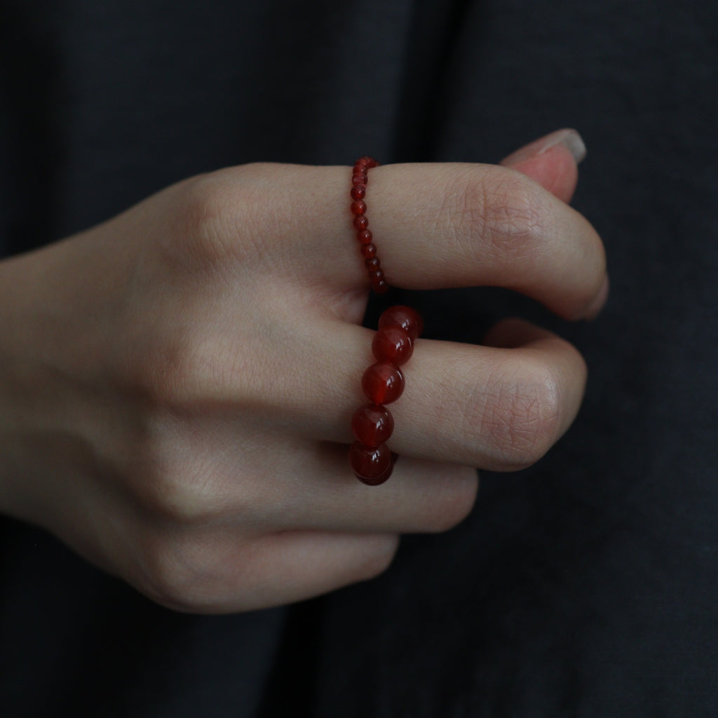 2set Orb Stone Ring #RED [12610908]