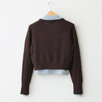 Layered Polo Knit #CHO [12610508]