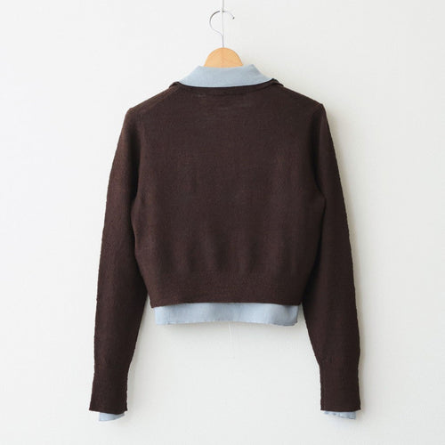 Layered Polo Knit #CHO [12610508]