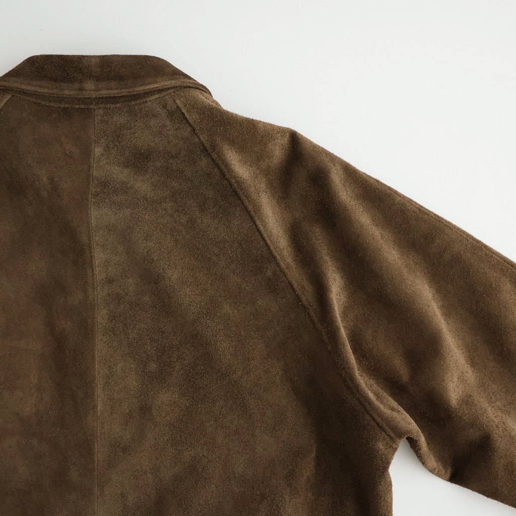 Hairy Suede Raglan Blouson #BROWN [GU263-30324]