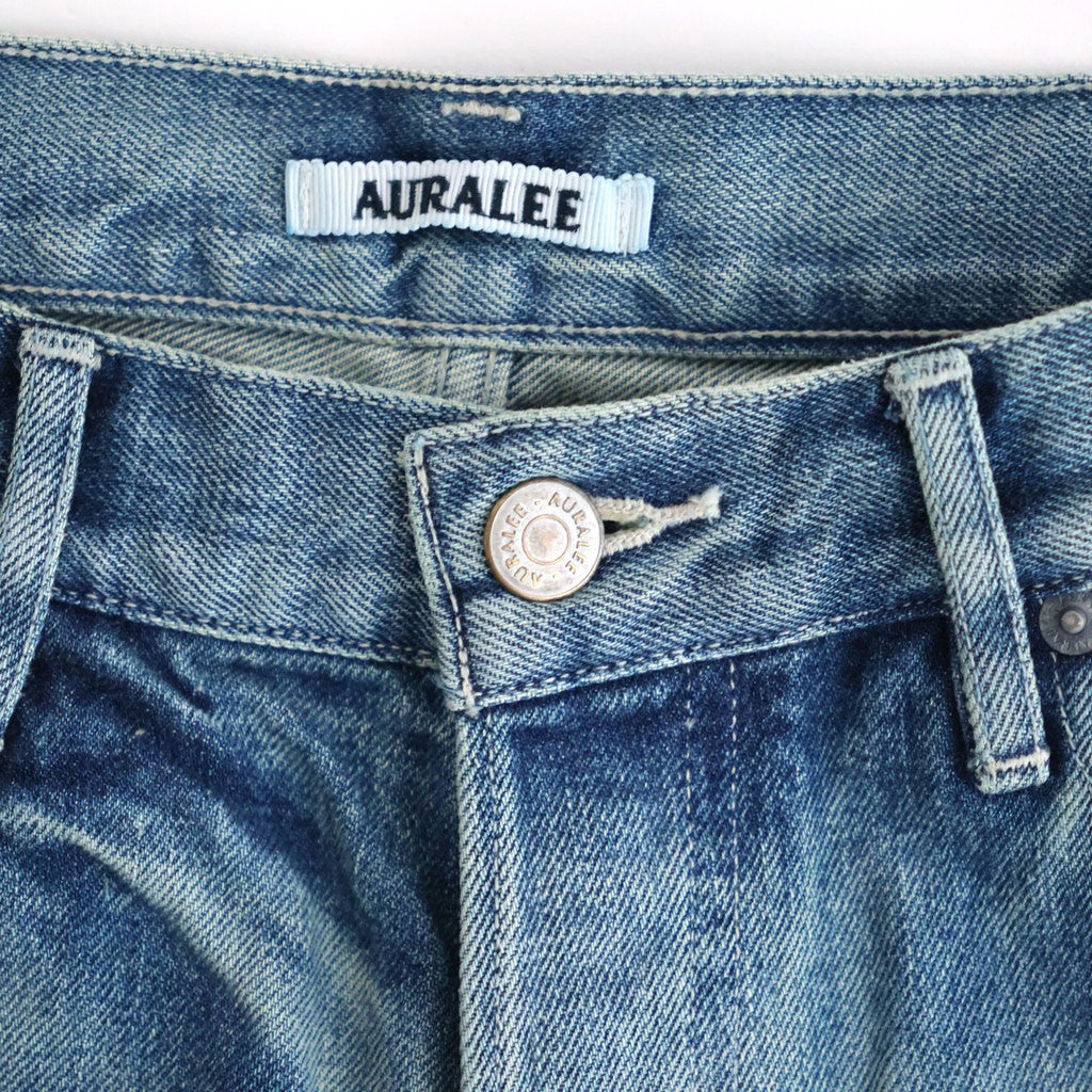 SELVEDGE FADED HEAVY DENIM PANTS #FADED INDIGO [A26AP03DH]