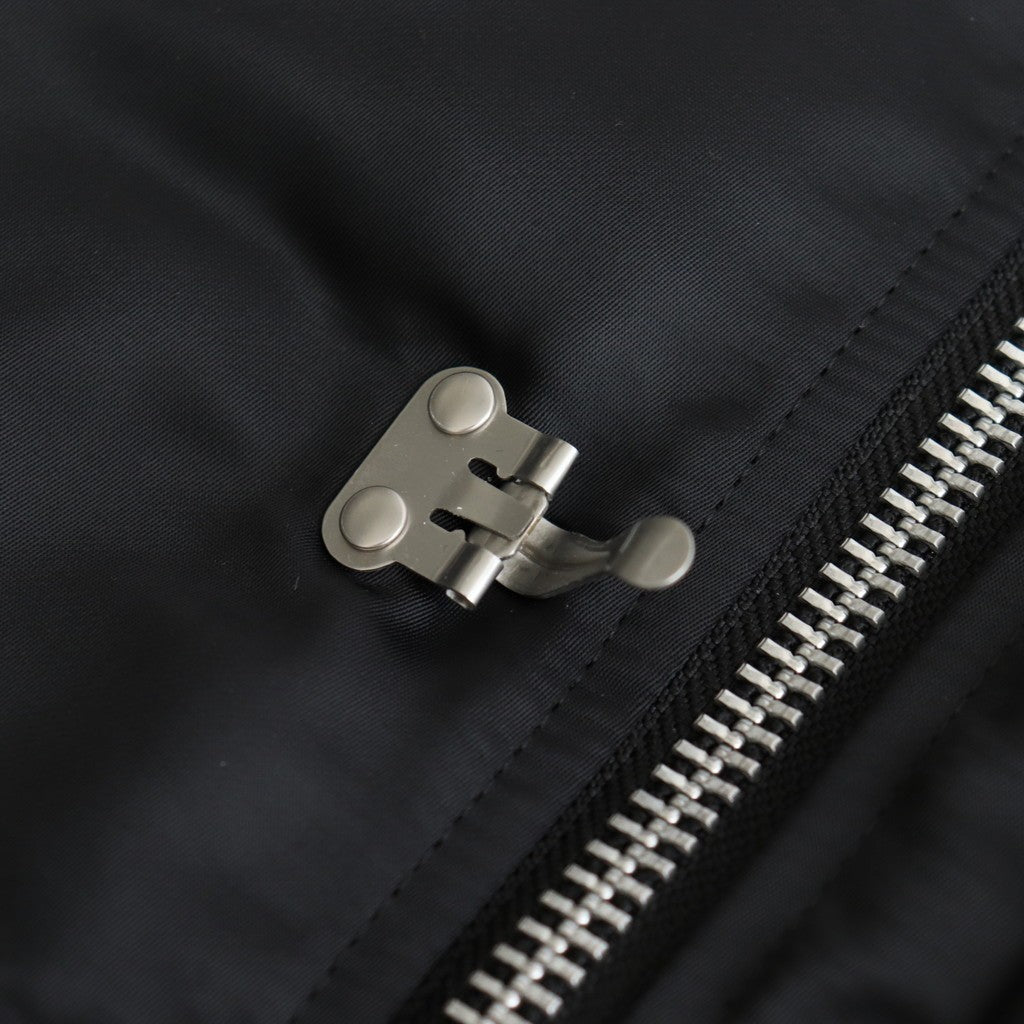 綿ナイロンダブルツイルブルゾン #BLACK [HP-J003-051]