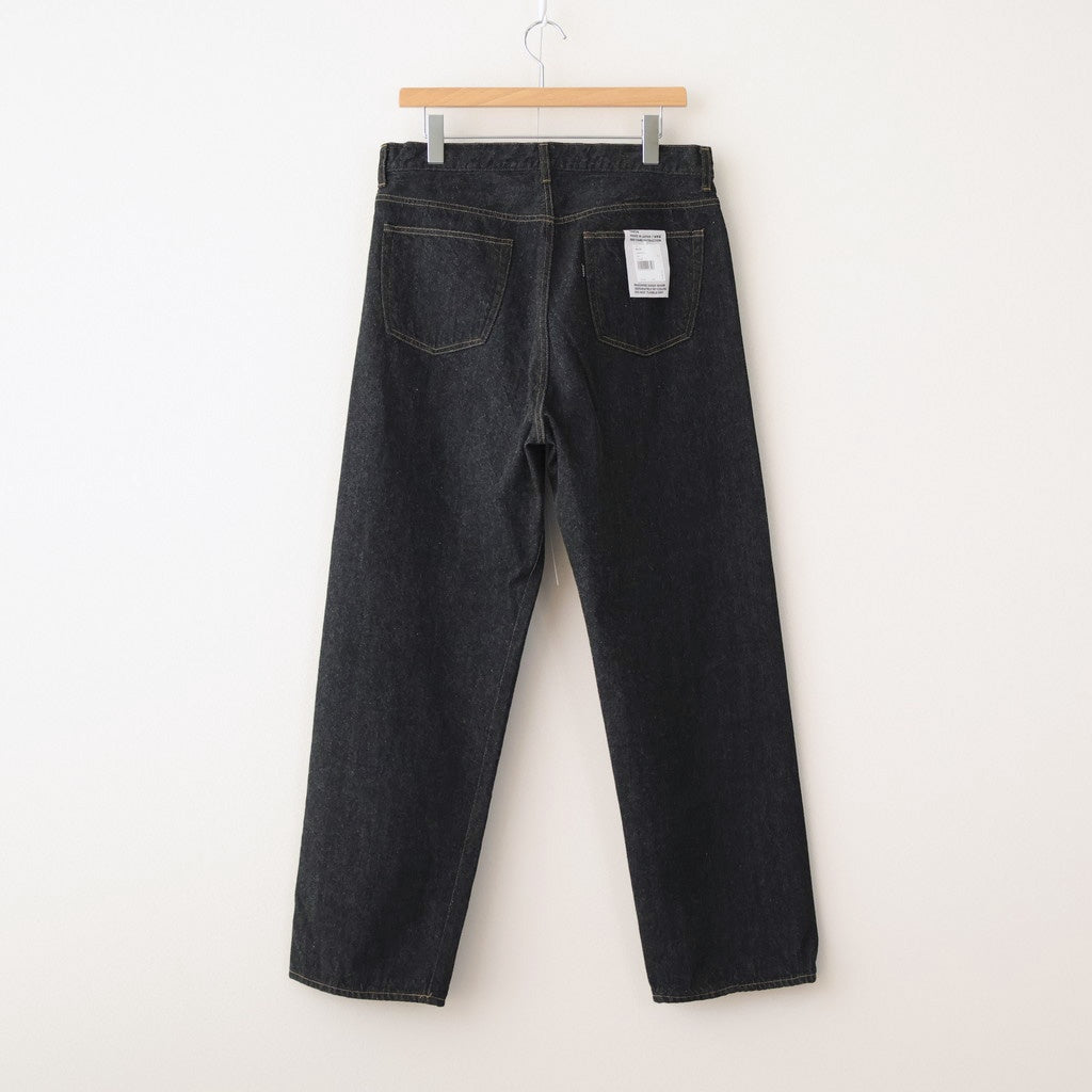 DENIM PANTS - WIDE STRAIGHT #black [13-13B]