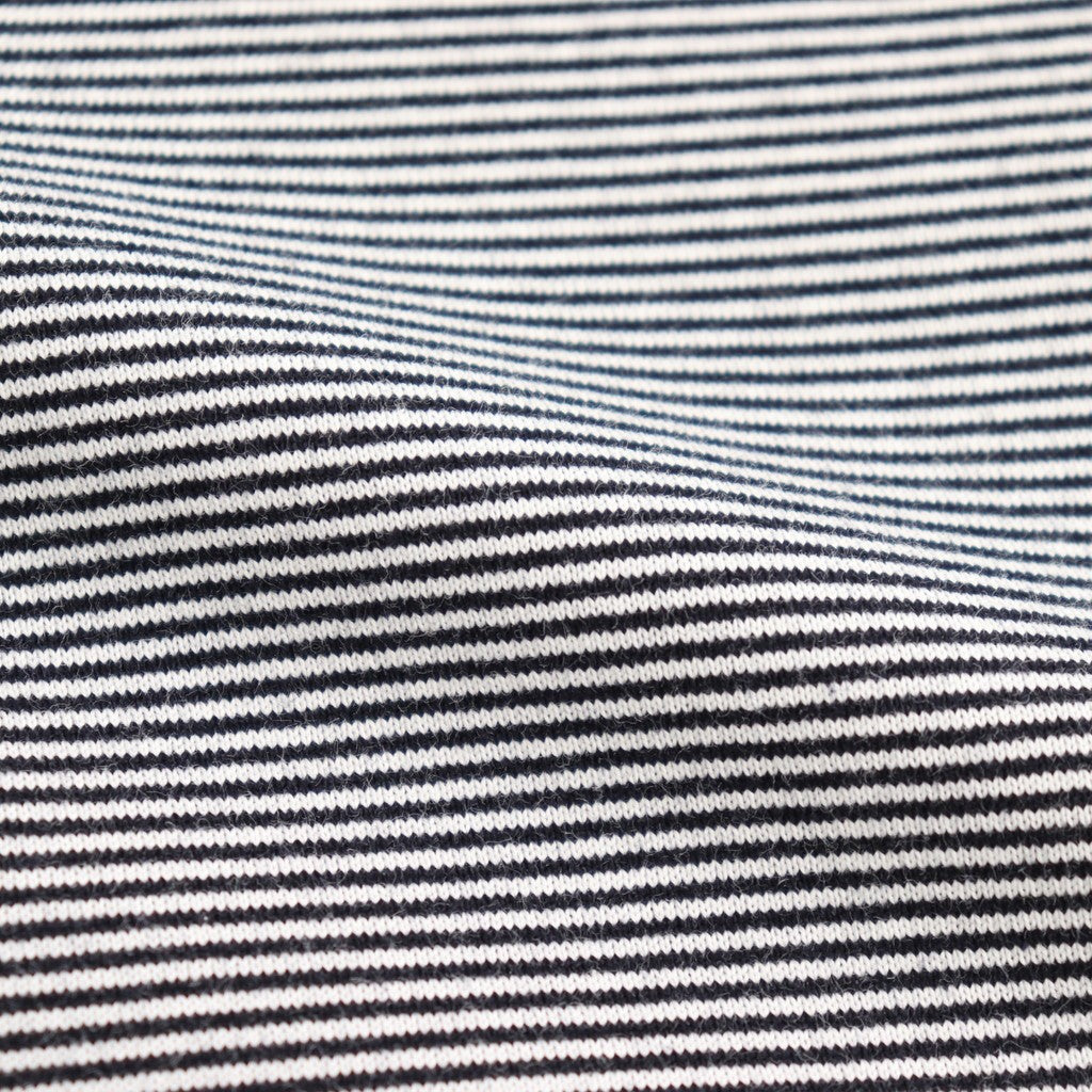 Narrow Border L/S Tee #NAVY×WHITE [GU251-70117B]
