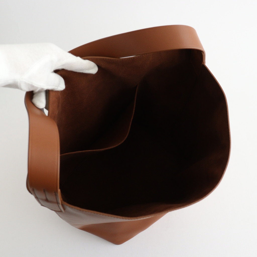LEATHER SHOULDER BAG - M MADE BY AETA #BROWN [A26AB02AE]