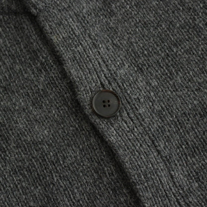 WOOL CASHMERE SILK KNIT CARDIGAN #GRAY [A24AC01WC]