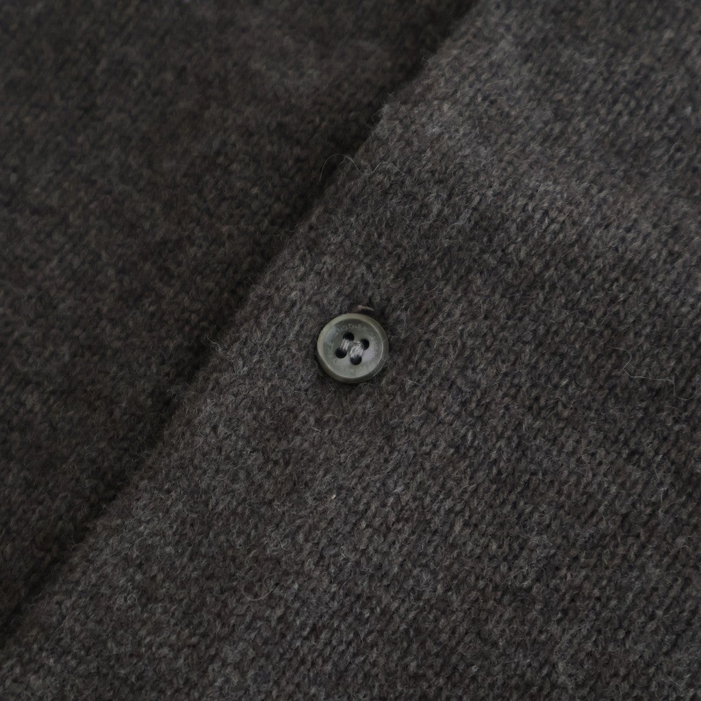 Scape Polo Wool Cardigan #Mole [AOEFKN011]