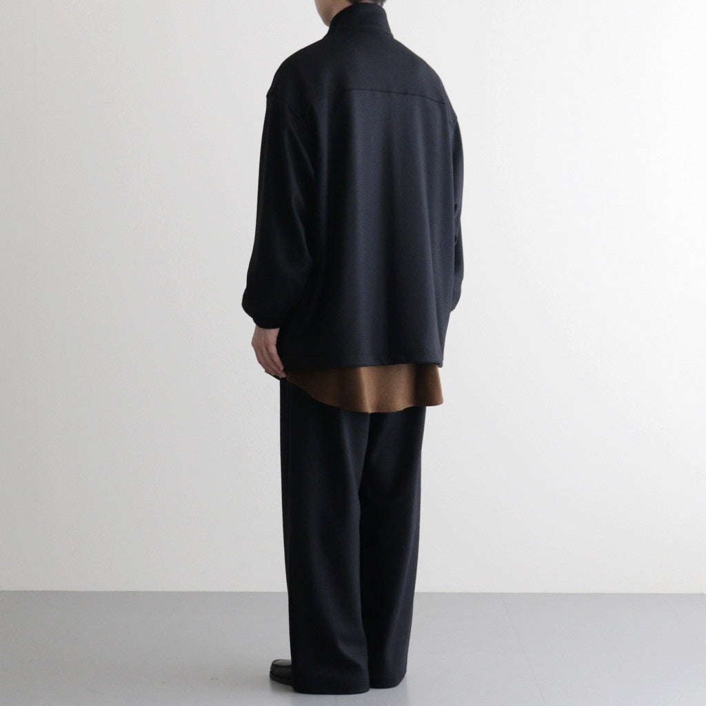 Wool Smooth Flannel Track Blouson #BLACK [GU253-30220B]